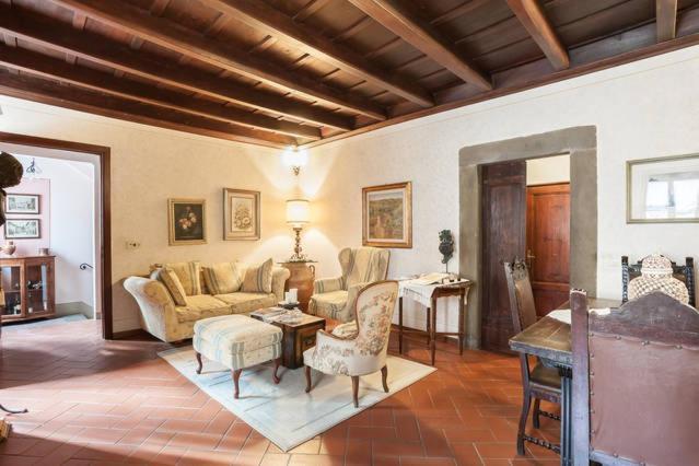 Apartmán La Finestra Sul Borgo Dimora Storica Laterina Exteriér fotografie