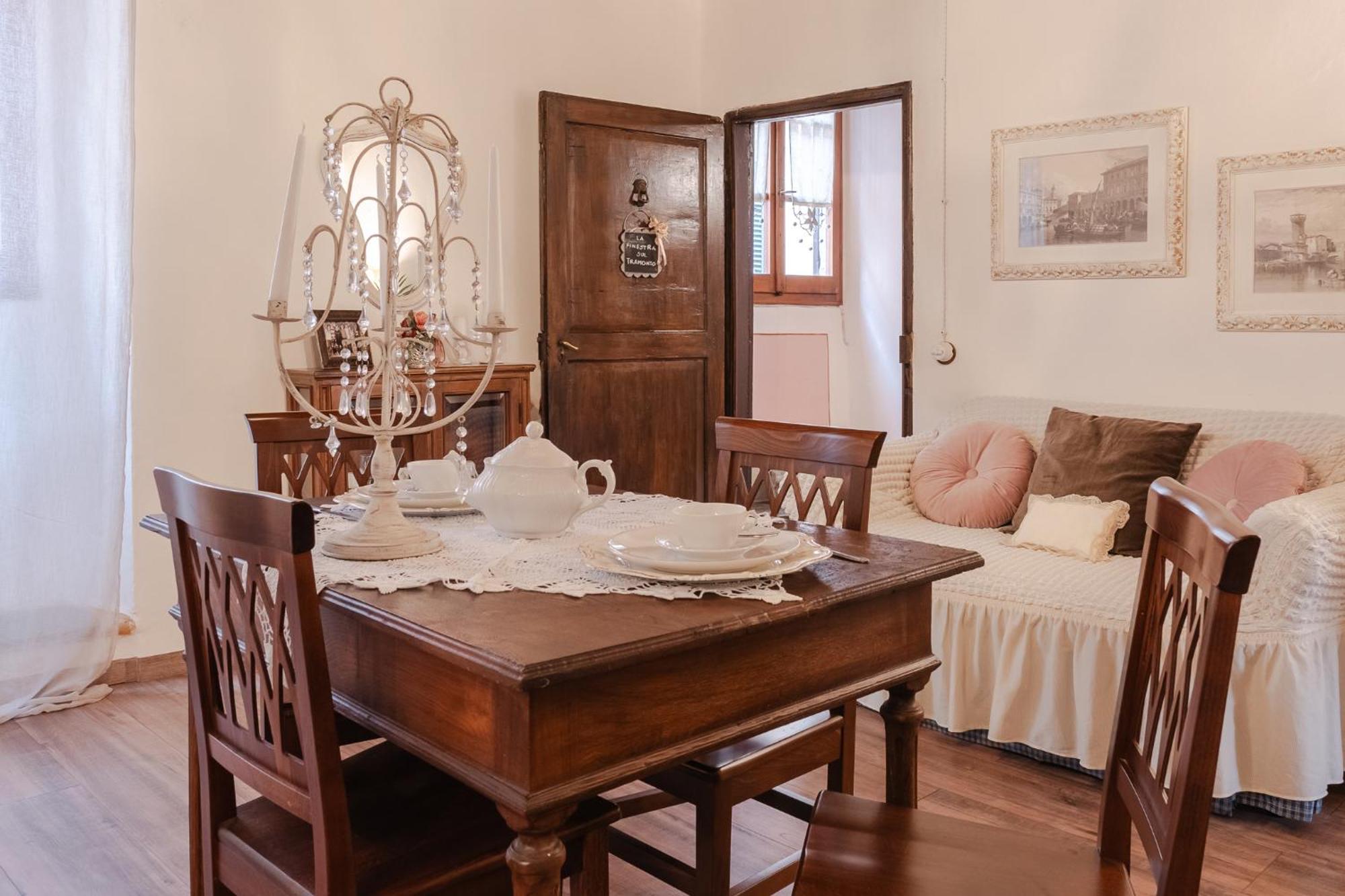 Apartmán La Finestra Sul Borgo Dimora Storica Laterina Exteriér fotografie